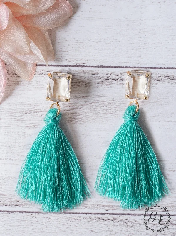 Celebrate With Sparkle – Jewelry Sale Now Live LOVE NOTES TURQUOISE TASSEL STUD EARRINGS Celebrate With Sparkle – Jewelry Sale Now Live LOVE NOTES TURQUOISE TASSEL STUD EARRINGS