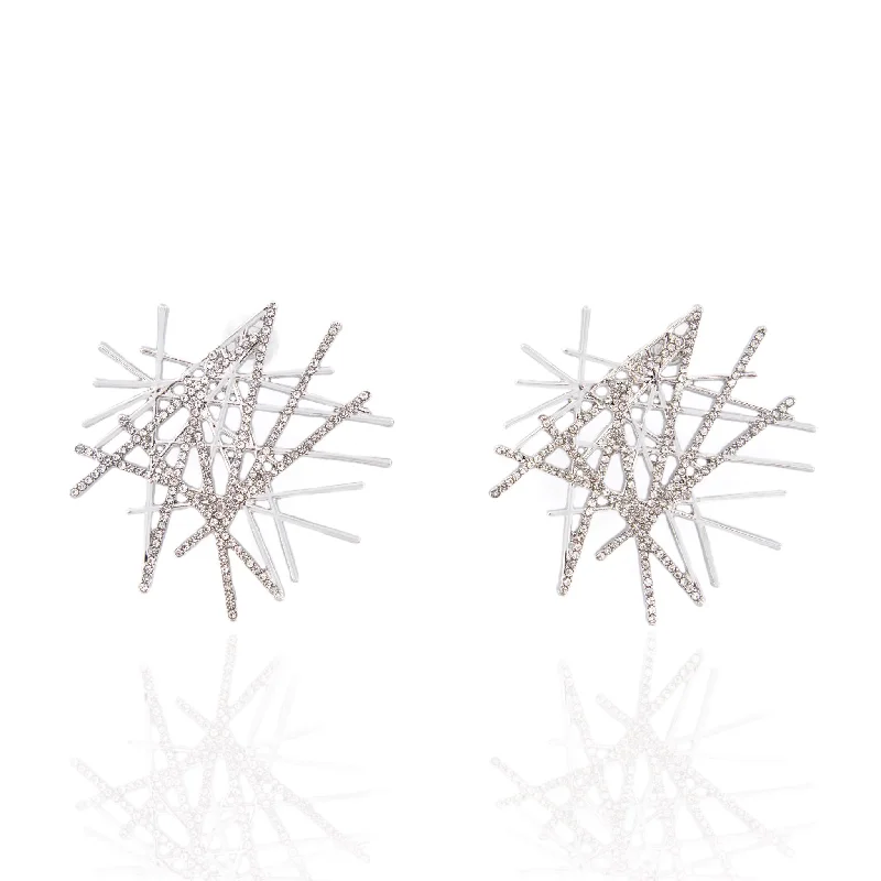 Jewelry Sale Alert – Shop Timeless Elegance Today Origami Oversized Earrings - Silver Jewelry Sale Alert – Shop Timeless Elegance Today Origami Oversized Earrings - Silver