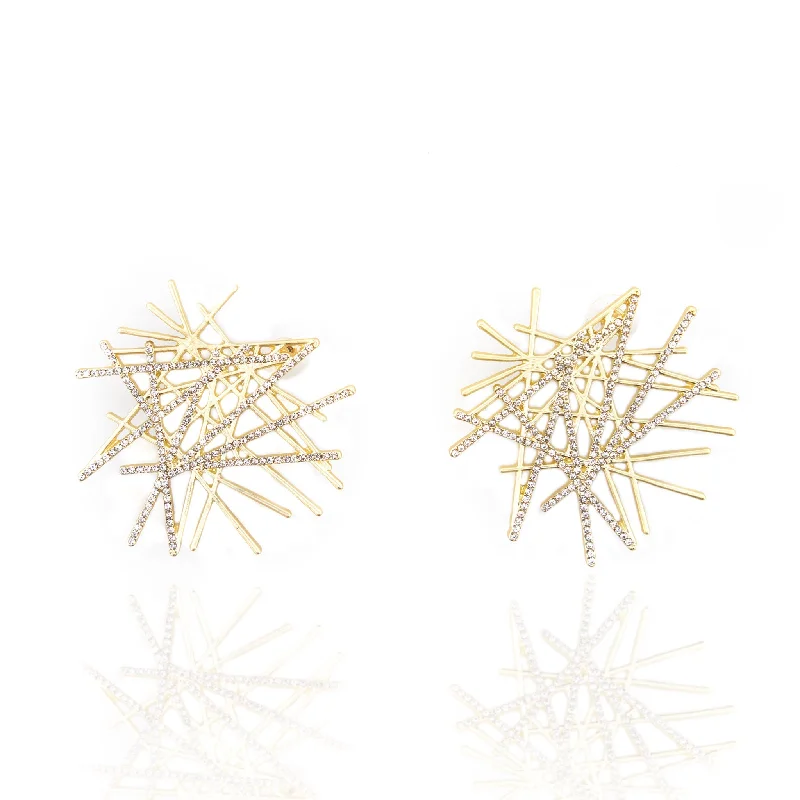 The Perfect Accessory For Less – Jewelry Sale Live Origami Medium Studs - Soft Gold