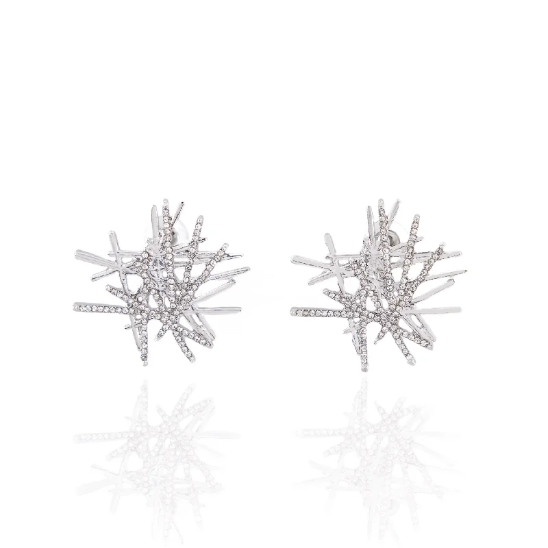 Timeless Jewelry At Special Discount Rates Origami Medium Studs - Silver