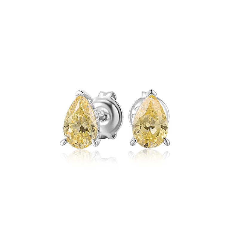 Trending Jewelry Now Available At Exclusive Prices Pear and Round Brilliant stud earrings with 1.73 carats* of diamond simulants in sterling silver Trending Jewelry Now Available At Exclusive Prices Pear and Round Brilliant stud earrings with 1.73 carats* of diamond simulants in sterling silver