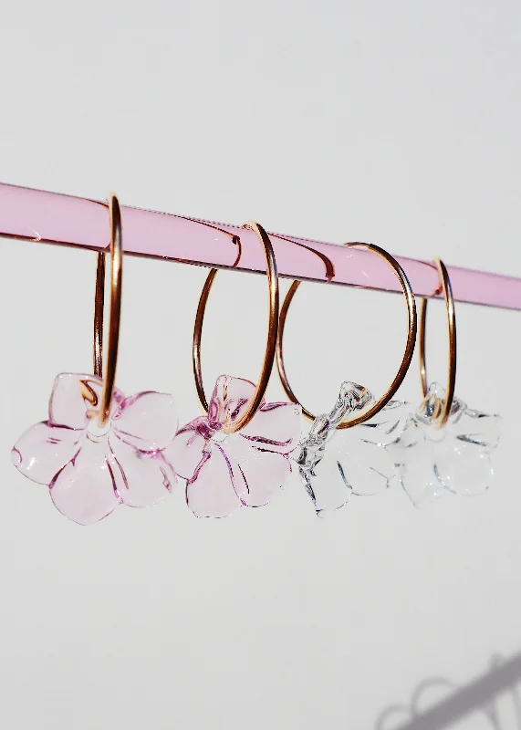 Final Call For Exquisite Jewelry At Reduced Rates Pua Melia Plumeria Hoop Earrings