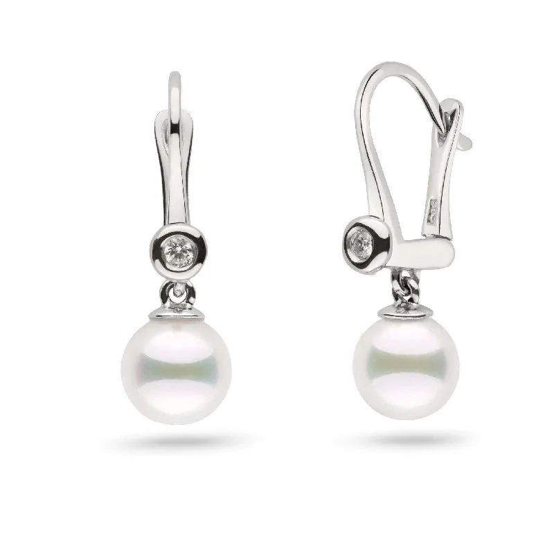 Special Jewelry Deals – Upgrade Your Collection Romantic Collection Akoya 7.0-7.5 mm Pearl & Diamond Dangle Earrings Special Jewelry Deals – Upgrade Your Collection Romantic Collection Akoya 7.0-7.5 mm Pearl & Diamond Dangle Earrings