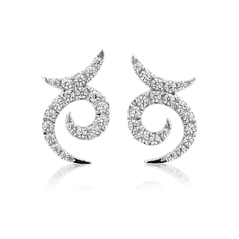 Gorgeous Jewelry, Limited-Time Savings Round Brilliant stud earrings in 10 carat white gold Gorgeous Jewelry, Limited-Time Savings Round Brilliant stud earrings in 10 carat white gold