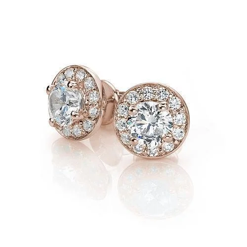 Timeless Jewelry, Timeless Savings – Don't Wait Round Brilliant stud earrings with 1.4 carats* of diamond simulants in 10 carat rose gold Timeless Jewelry, Timeless Savings – Don't Wait Round Brilliant stud earrings with 1.4 carats* of diamond simulants in 10 carat rose gold