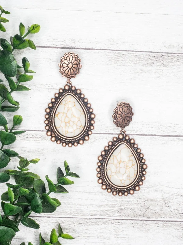Huge Markdowns On Premium Jewelry Styles Saddle Up Cowgirl Cream Howlite Teardrop Pendant Concho Stud Earrings Huge Markdowns On Premium Jewelry Styles Saddle Up Cowgirl Cream Howlite Teardrop Pendant Concho Stud Earrings