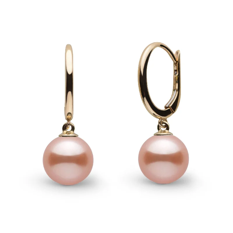 Best-Selling Jewelry Styles Now At Exclusive Discounts Solid Eternal Collection 7.5-8.0 mm Pink Freshadama Pearl Earrings