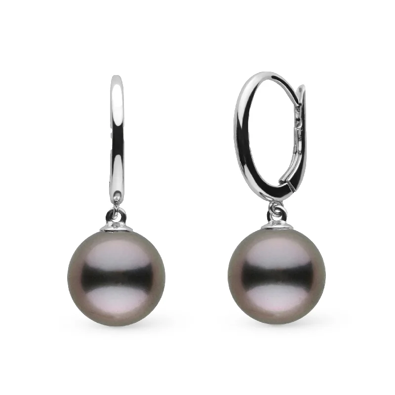 Limited-Stock Jewelry Sale – Once It's Gone, It's Gone Solid Eternal Collection 9.0-10.0 mm Tahitian Pearl Earrings Limited-Stock Jewelry Sale – Once It's Gone, It's Gone Solid Eternal Collection 9.0-10.0 mm Tahitian Pearl Earrings