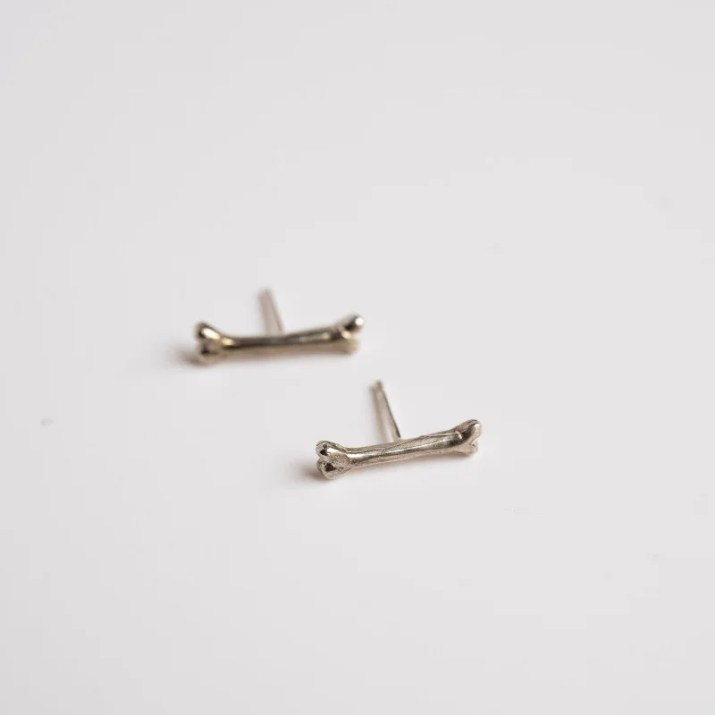 Exclusive Jewelry Sale – Limited-Time Discounts Bone Stud Earrings in Sterling Silver; Halloween Earrings Exclusive Jewelry Sale – Limited-Time Discounts Bone Stud Earrings in Sterling Silver; Halloween Earrings