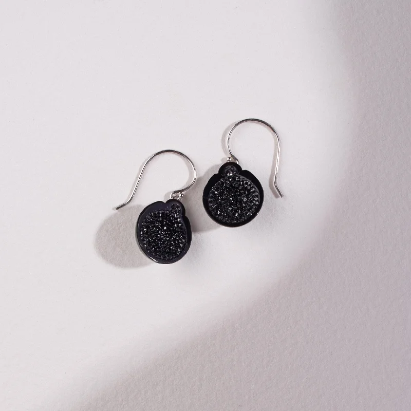 Shop Dazzling Rings, Earrings, And More At Special Discounts Tahitian Pearl Geode Dangle Earrings with Black Diamond Shop Dazzling Rings, Earrings, And More At Special Discounts Tahitian Pearl Geode Dangle Earrings with Black Diamond