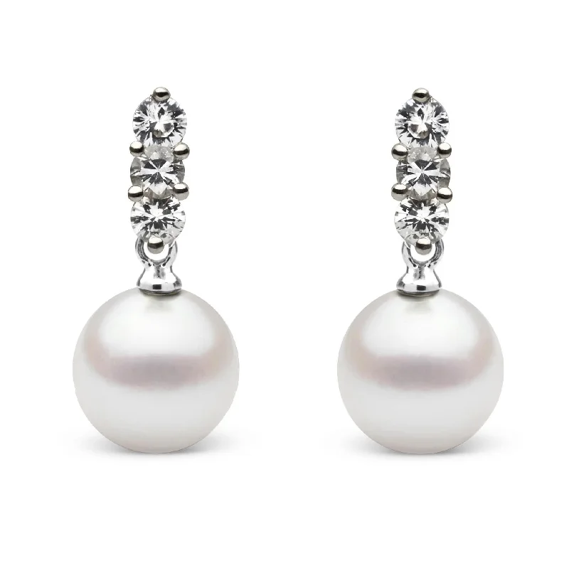 Unbeatable Offers On Luxury And Everyday Jewelry Trio Collection 8.5-9.0 mm Akoya Pearl and Diamond Earrings Unbeatable Offers On Luxury And Everyday Jewelry Trio Collection 8.5-9.0 mm Akoya Pearl and Diamond Earrings