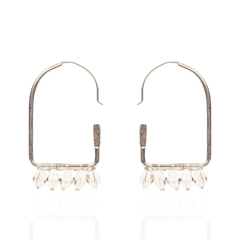 Unmissable Deals On Handmade Jewelry Collections Valentina Arch Hoops - Silver