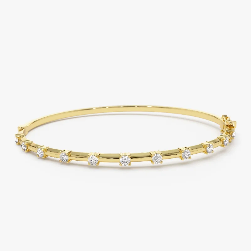 Holiday Jewelry Sale – Perfect Gifts At Great Prices 14k 0.50 ctw Diamond Bar Bangle Bracelet Holiday Jewelry Sale – Perfect Gifts At Great Prices 14k 0.50 ctw Diamond Bar Bangle Bracelet