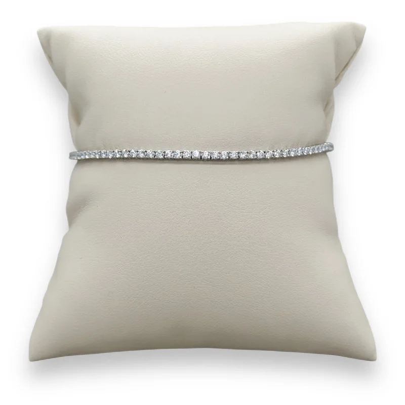 Bohemian-Inspired Jewelry For Free-Spirited Fashion 14K W Gold 2.16ctw G/S12 Lab-Created Diamond Tennis Bracelet Bohemian-Inspired Jewelry For Free-Spirited Fashion 14K W Gold 2.16ctw G/S12 Lab-Created Diamond Tennis Bracelet