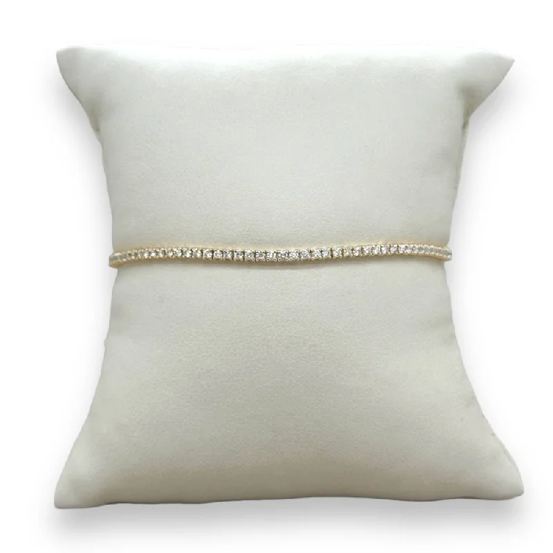 Discover Unique Jewelry With Special Limited-Time Offers 14K Y Gold 1.35cttw I/SI1 Diamond Tennis Bracelet Discover Unique Jewelry With Special Limited-Time Offers 14K Y Gold 1.35cttw I/SI1 Diamond Tennis Bracelet