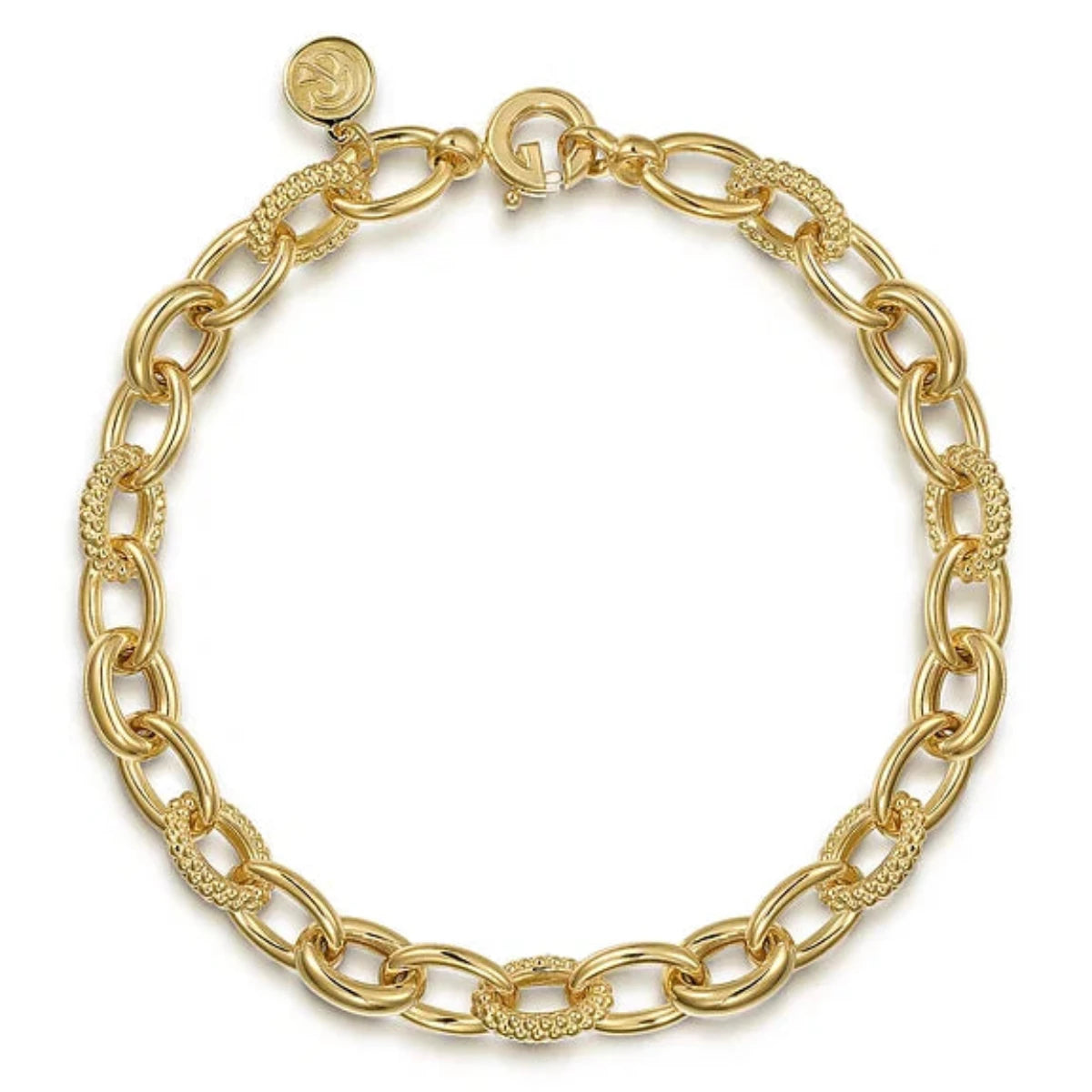 The Ultimate Jewelry Sale – Exclusive Styles At Great Prices 14K Y Gold 7.5" Textured Link Bracelet The Ultimate Jewelry Sale – Exclusive Styles At Great Prices 14K Y Gold 7.5" Textured Link Bracelet