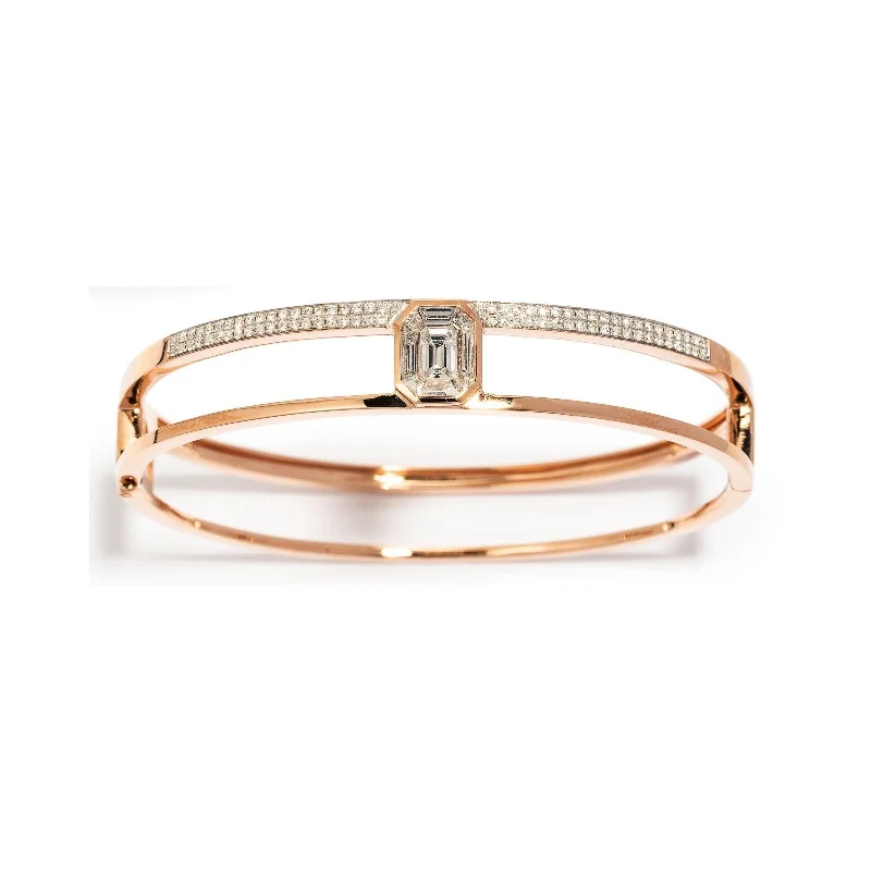 Don't Miss Our Biggest Jewelry Sale Of The Season Illusion Pink Pave Double Bangle