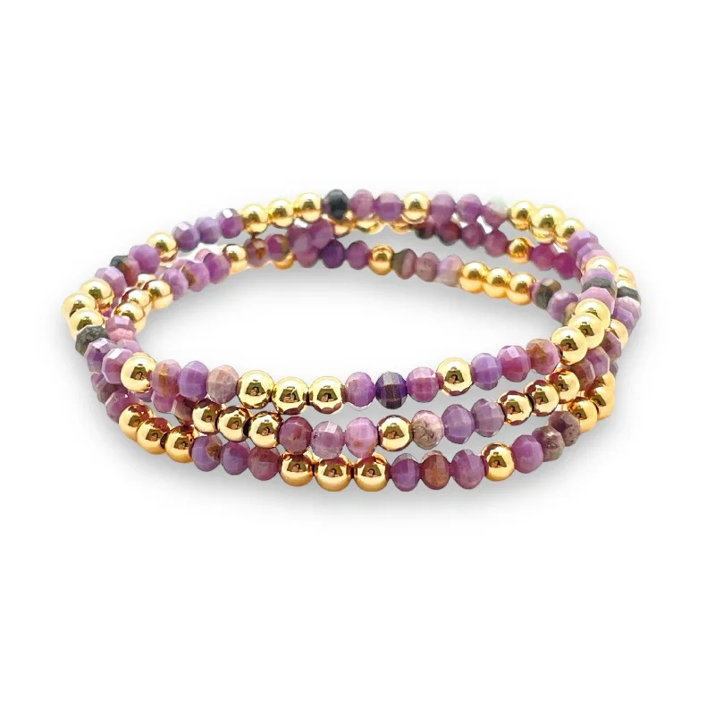 Seasonal Jewelry Clearance – Best Styles At The Lowest Prices 4mm Gold Filled Phosphosiderite Bracelet Seasonal Jewelry Clearance – Best Styles At The Lowest Prices 4mm Gold Filled Phosphosiderite Bracelet