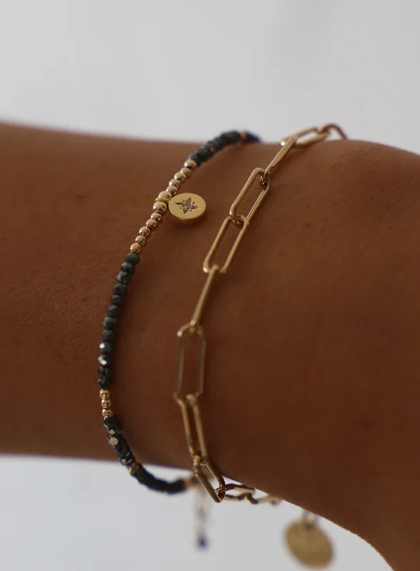 Unbeatable Offers On Luxury And Everyday Jewelry BEADED STAR MEDALLION BRACELET