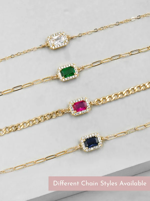 The Ultimate Jewelry Sale – Shop Premium Styles Baguette Halo Bracelet