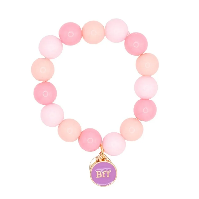 The Biggest Jewelry Sale Of The Year Is Here Best Friends Forever Purple Enamel Charm on Stretch Beaded Bracelet The Biggest Jewelry Sale Of The Year Is Here Best Friends Forever Purple Enamel Charm on Stretch Beaded Bracelet