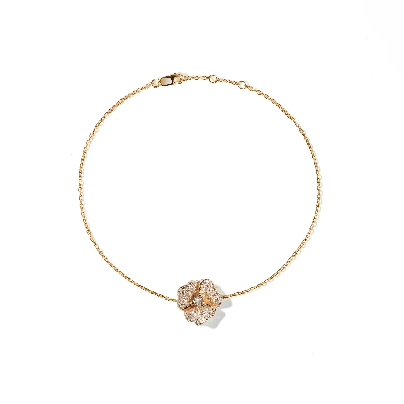 Affordable Glamour – Premium Jewelry For Less Bloom Mini Flower White Diamond Bracelet Affordable Glamour – Premium Jewelry For Less Bloom Mini Flower White Diamond Bracelet