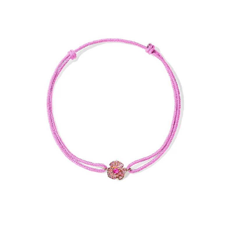 Exclusive Savings On Timeless Jewelry Pieces Bloom Petit Flower Light Pink Sapphires String Bracelet in Rose Gold Exclusive Savings On Timeless Jewelry Pieces Bloom Petit Flower Light Pink Sapphires String Bracelet in Rose Gold
