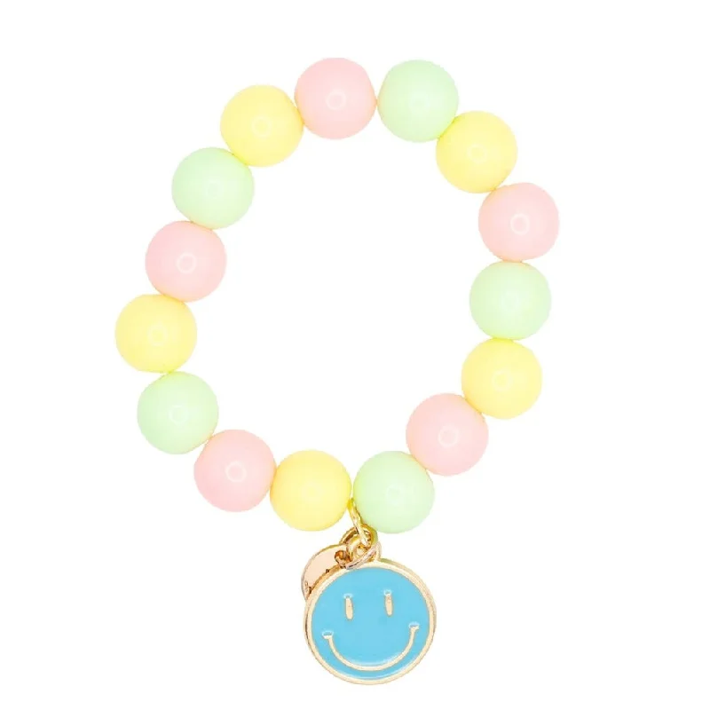 Best Jewelry Sale – Shop Exclusive Designs Now Blue Happy Face Enamel Charm Beaded Stretch Bracelet Best Jewelry Sale – Shop Exclusive Designs Now Blue Happy Face Enamel Charm Beaded Stretch Bracelet