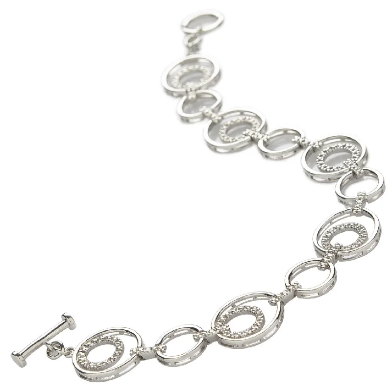 The Perfect Jewelry Piece At The Perfect Price Circle 'n Circle Diamond Bracelet