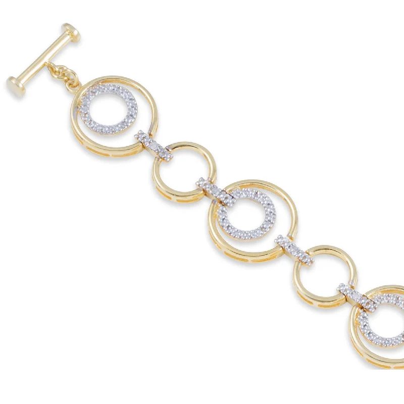 Jewelry Clearance Sale – Final Reductions Two-tone Circle 'n Circle Diamond Bracelet Jewelry Clearance Sale – Final Reductions Two-tone Circle 'n Circle Diamond Bracelet