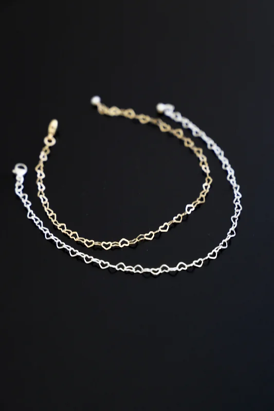 Flash Sale On Stunning Jewelry – Don't Miss Out HEART CHAIN BRACELET