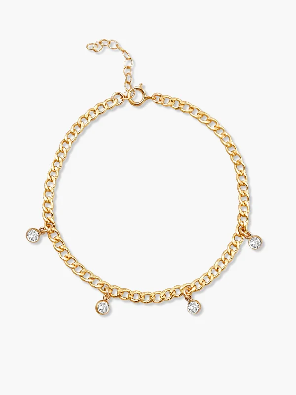 Jewelry Deals That Outshine The Rest Cuban Link Sparkle Dangle Bracelet