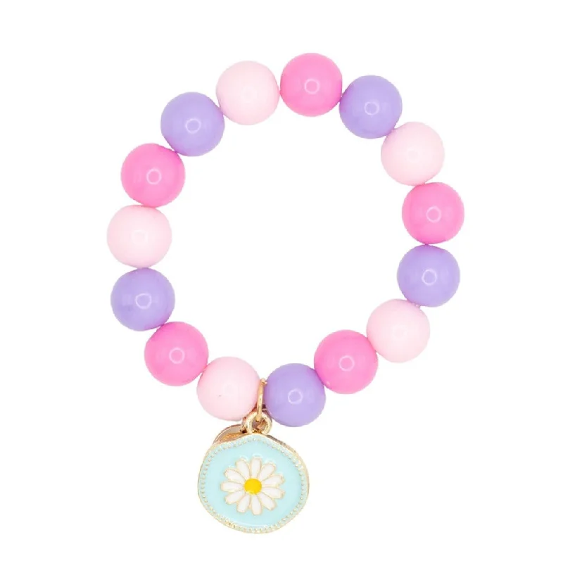 Make Your Outfit Shine With Discounted Jewelry Daisy Medallion Enamel Charm on Beaded Colorful Stretch Bracelet Make Your Outfit Shine With Discounted Jewelry Daisy Medallion Enamel Charm on Beaded Colorful Stretch Bracelet