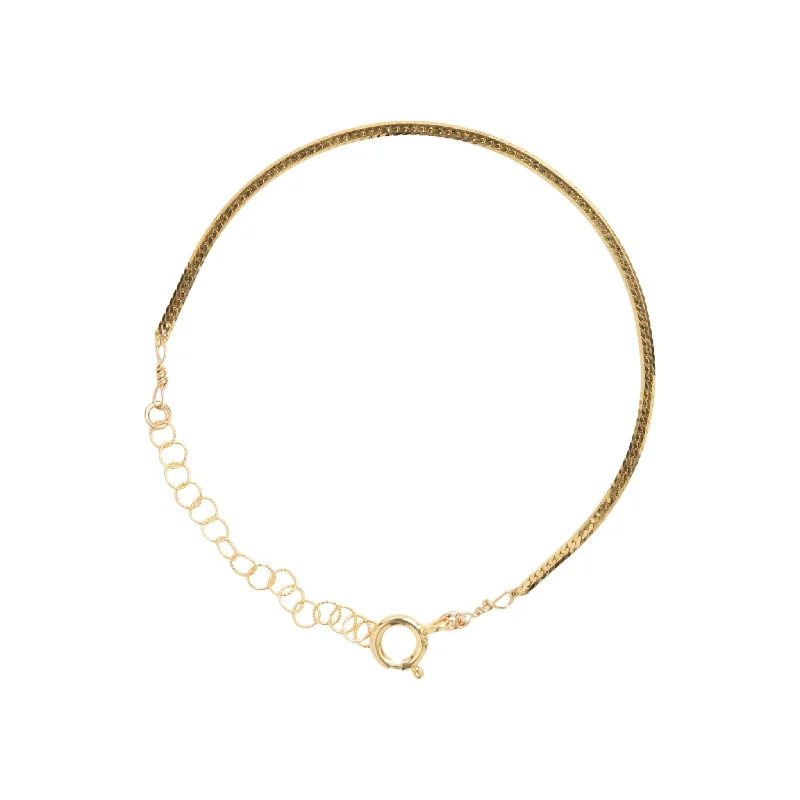 High-Quality Gemstone Jewelry For Special Occasions Delicate Slick Chain Bracelet