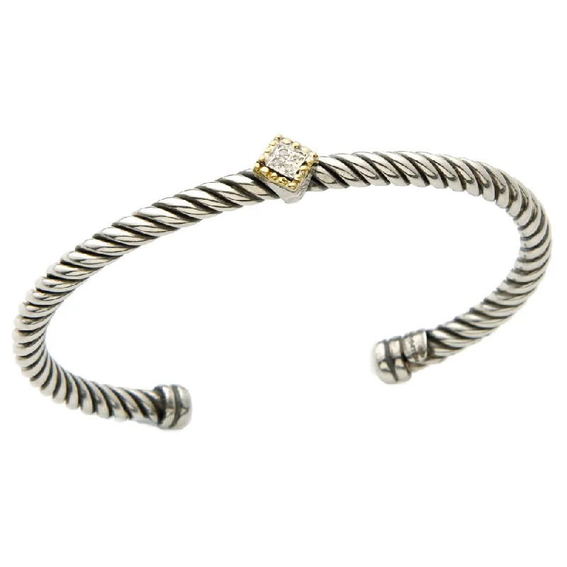 Elegant Jewelry Pieces At Unbelievable Prices Diamond Cable Link Cuff Bracelet