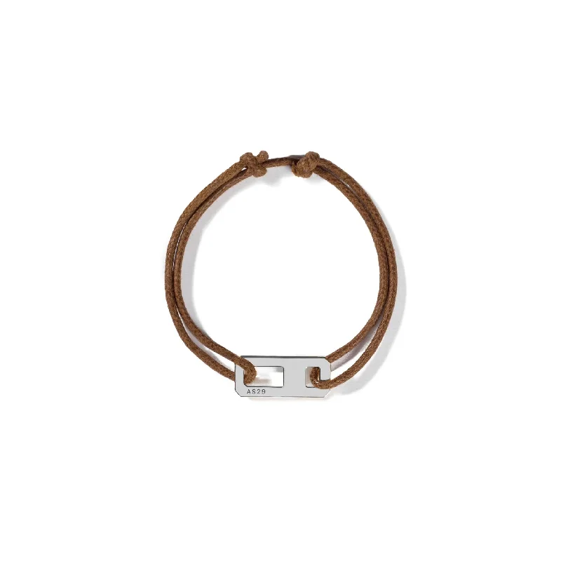 Get The Jewelry You Love At A Price You Love DNA Silver Leather Bracelet