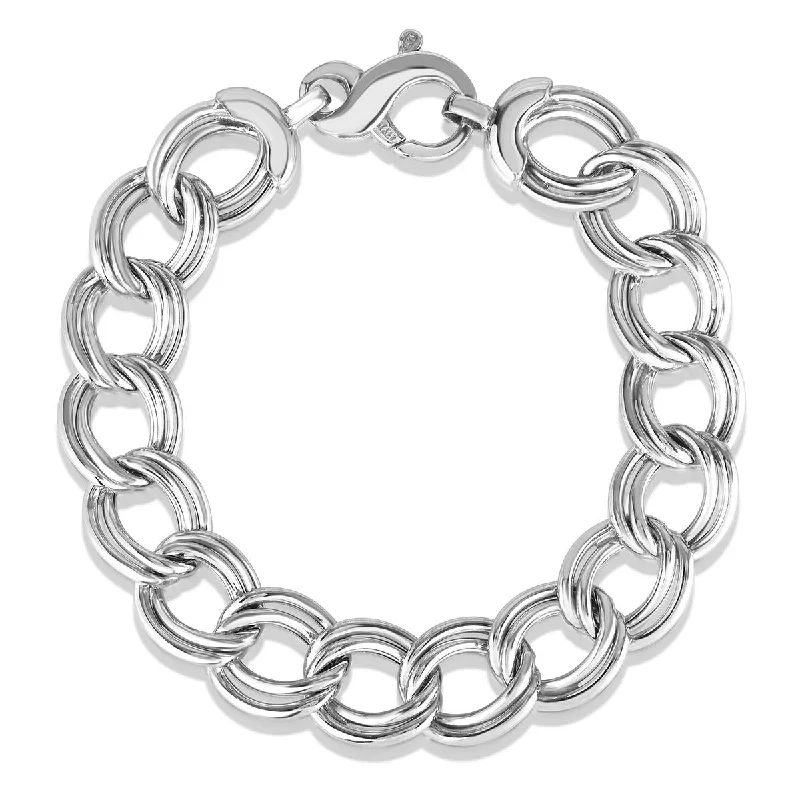 Luxury Jewelry At Unbeatable Discounts Double Cable Link Bracelet