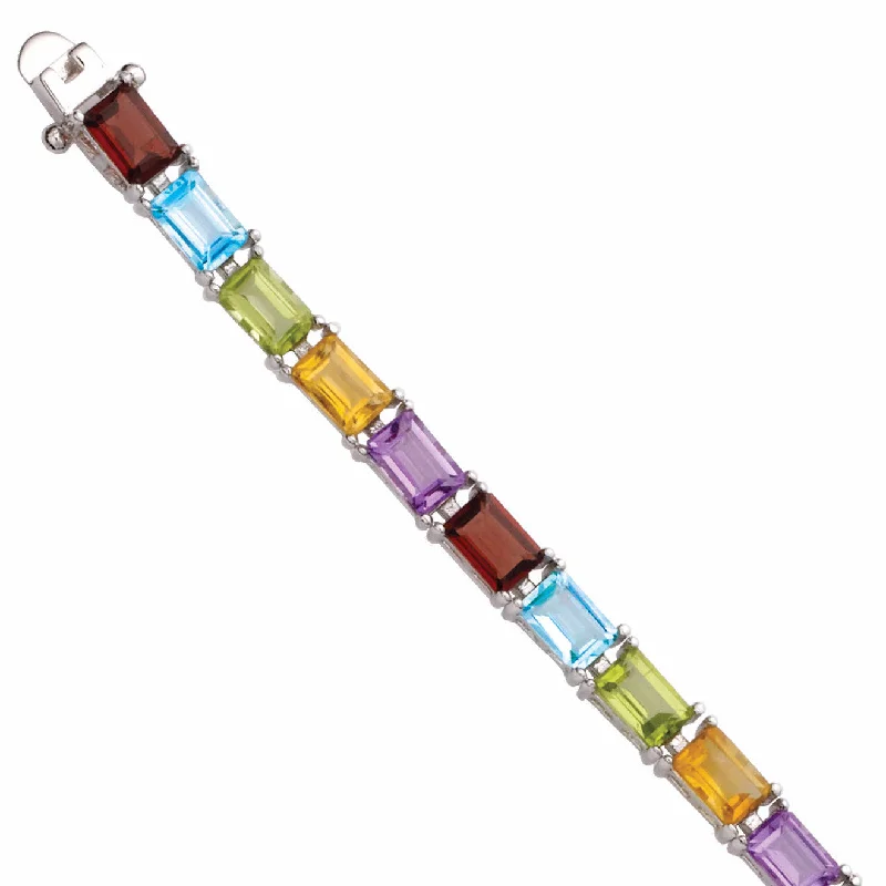 Special Sale On Handcrafted Jewelry – Shop Today Emerald Cut Gemstone Bracelet