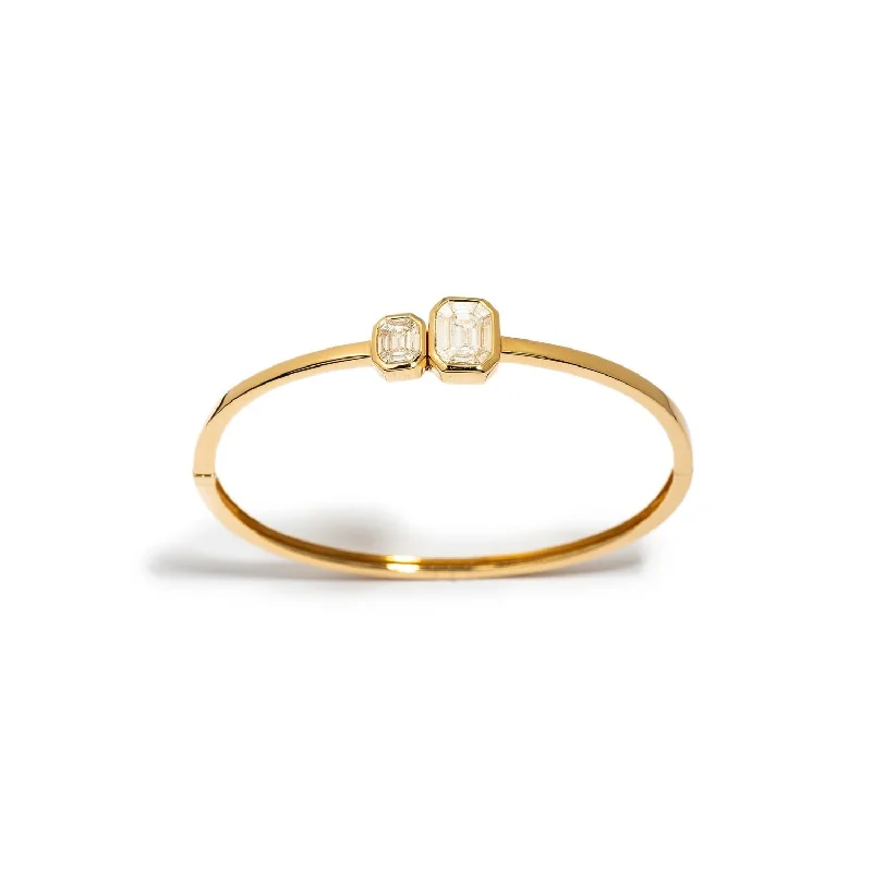 Premium Jewelry Now Available At Special Discounts Illusion Diamond Duplex Bangle