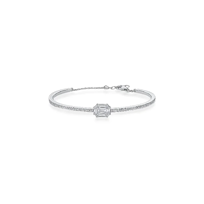 Personalized Jewelry Sale – Meaningful Gifts At Great Prices Illusion Diamond Pave Cuff with Chain Personalized Jewelry Sale – Meaningful Gifts At Great Prices Illusion Diamond Pave Cuff with Chain