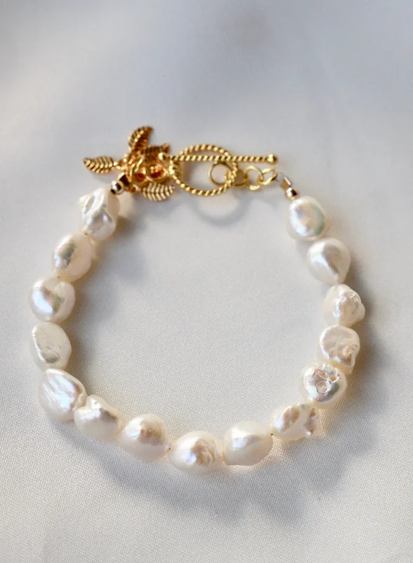 Shine Bright With Our Special Jewelry Promotions KESHI NUGGET PEARL BRACELET