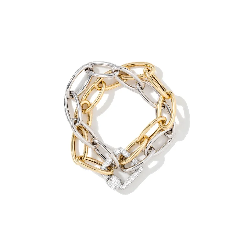 Flash Sale On Stunning Jewelry – Don't Miss Out Long Oval Chain Bracelets with Square Carabiner Flash Sale On Stunning Jewelry – Don't Miss Out Long Oval Chain Bracelets with Square Carabiner