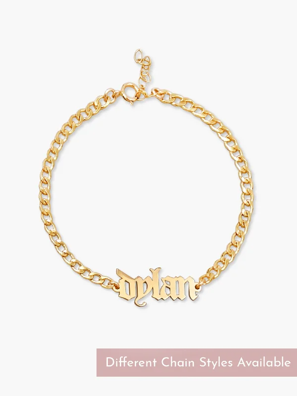 Jewelry Flash Sale – Stylish Designs At Unbeatable Rates Old English Nameplate Bracelet Jewelry Flash Sale – Stylish Designs At Unbeatable Rates Old English Nameplate Bracelet