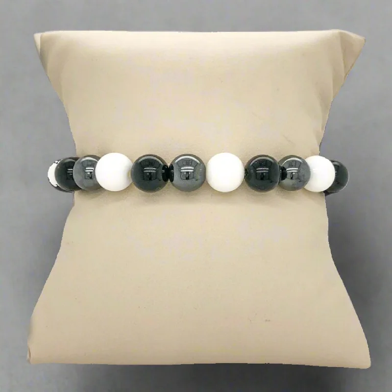 Timeless Jewelry Styles At Wallet-Friendly Prices Onyx, Hematite & Tridacna 8mm Beaded Stretch Bracelet Timeless Jewelry Styles At Wallet-Friendly Prices Onyx, Hematite & Tridacna 8mm Beaded Stretch Bracelet