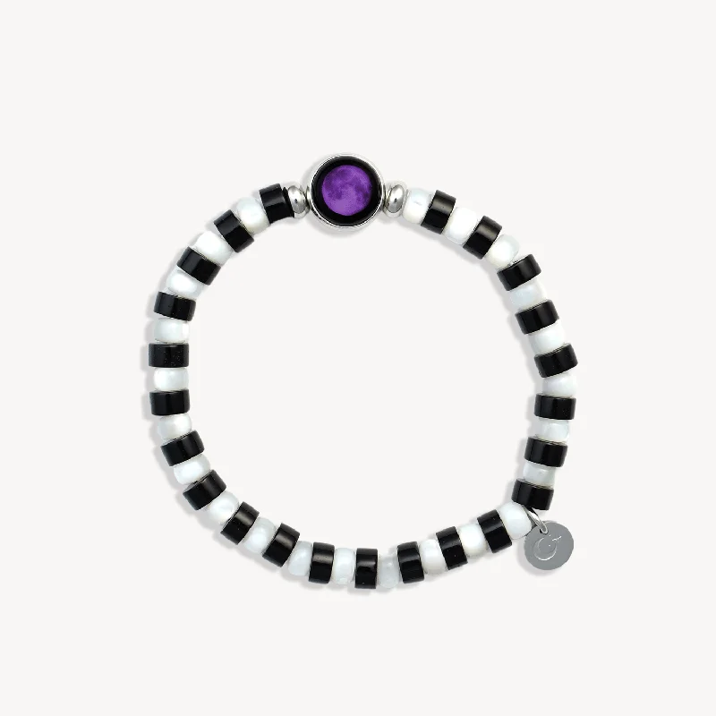 Elegant Jewelry Styles At Budget-Friendly Prices Phantom Stripes Bracelet- Purple moon Elegant Jewelry Styles At Budget-Friendly Prices Phantom Stripes Bracelet- Purple moon