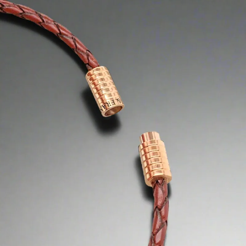 Luxury Jewelry Without The Luxury Price Tag RGP Deakin & Francis Brown Braided Leather Bracelet Luxury Jewelry Without The Luxury Price Tag RGP Deakin & Francis Brown Braided Leather Bracelet