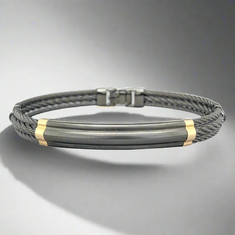High-Quality Jewelry At A Fraction Of The Cost STST Twisted Cable Bracelet