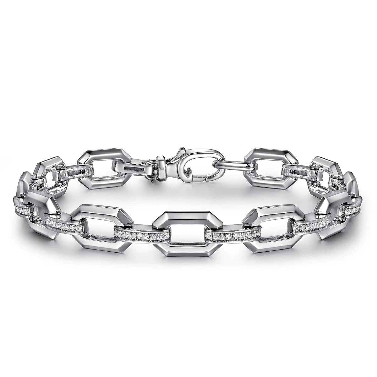 Flash Sale On Exquisite Jewelry – Don't Miss Out SS 0.58ctw White Sapphire Open Link Bracelet Flash Sale On Exquisite Jewelry – Don't Miss Out SS 0.58ctw White Sapphire Open Link Bracelet