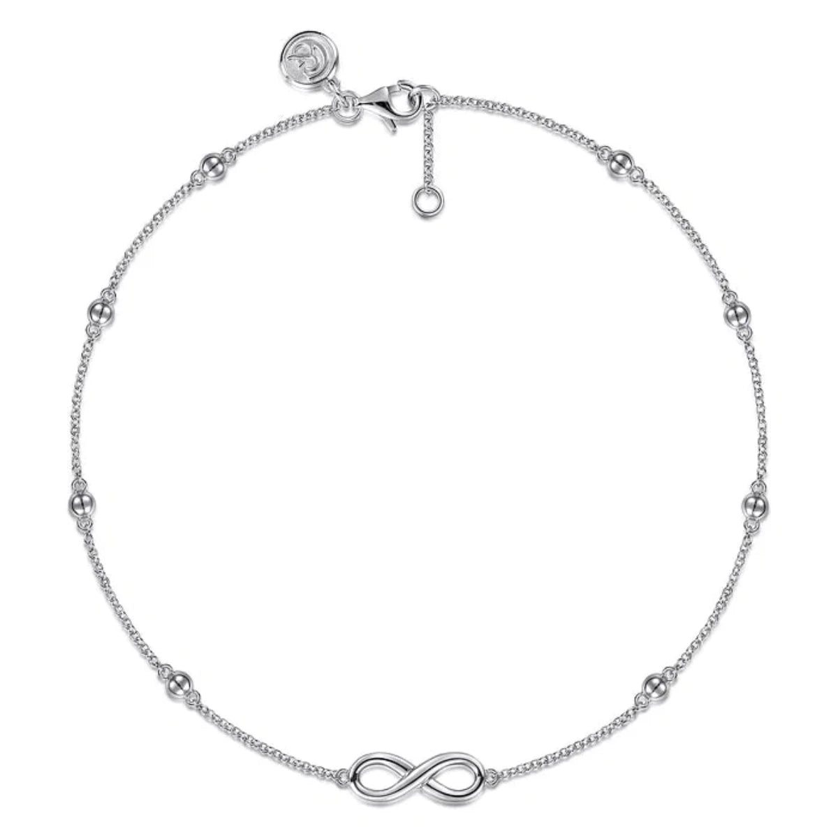 Stunning Jewelry At Even More Stunning Prices SS 10" Beaded Station Infinity Ankle Bracelet Stunning Jewelry At Even More Stunning Prices SS 10" Beaded Station Infinity Ankle Bracelet