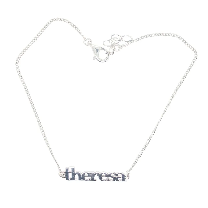 Shine Bright With Our Special Jewelry Promotions SS 10" Personalized Name Ankle Bracelet Shine Bright With Our Special Jewelry Promotions SS 10" Personalized Name Ankle Bracelet